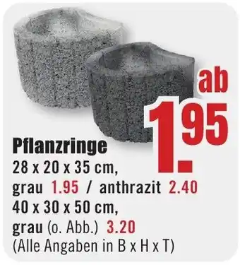 B1 Discount Baumarkt Pflanzringe Angebot