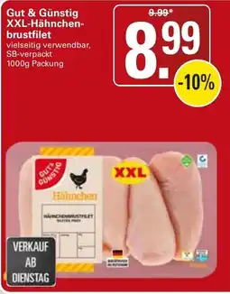WEZ Gut & Günstig XXL-Hähnchenbrustfilet Angebot
