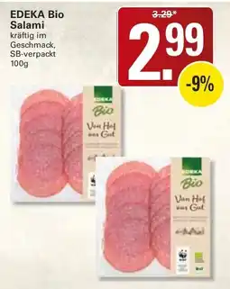 WEZ EDEKA Bio Salami Angebot