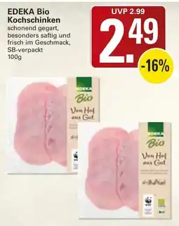 WEZ EDEKA Bio Kochschinken Angebot