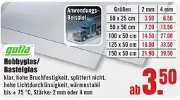B1 Discount Baumarkt gutia Hobbyglas/Bastelglas Angebot