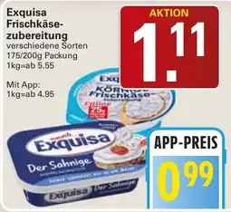 WEZ Exquisa Frischkäsezubereitung Angebot