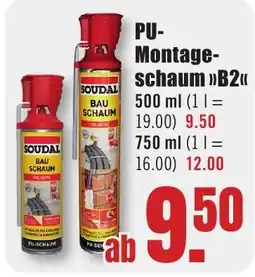 B1 Discount Baumarkt Soudal Bau Schaum Angebot