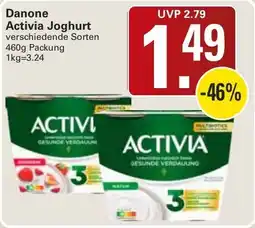 WEZ Danone Activia Joghurt Angebot