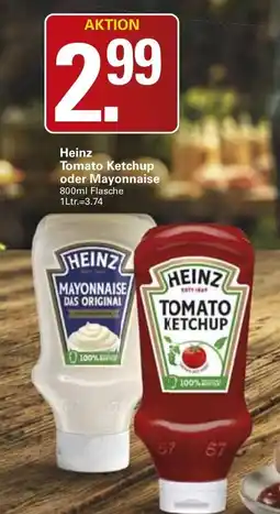WEZ Heinz Tomato Ketchup oder Mayonnaise Angebot