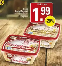 WEZ Popp Kartoffelsalat Angebot