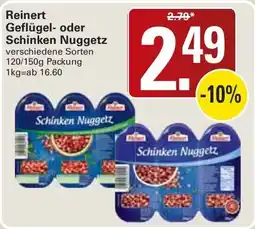 WEZ Reinert Schinken Nuggetz Angebot