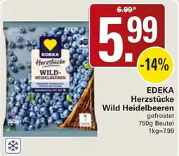 WEZ EDEKA Herzstücke Wild Heidelbeeren Angebot