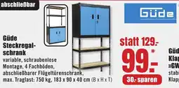 B1 Discount Baumarkt Güde Steckregalschrank Angebot