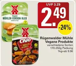 WEZ Rügenwalder Mühle Vegane Produkte Angebot