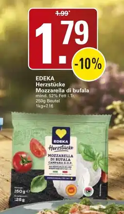 WEZ EDEKA Herzstücke Mozzarella di bufala Angebot