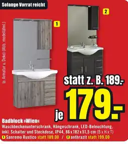 B1 Discount Baumarkt Badblock »Wien« Angebot