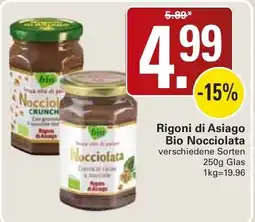 WEZ Rigoni di Asiago Bio Nocciolata Angebot