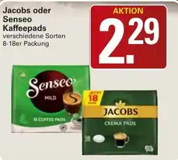 WEZ Jacobs oder Senseo Kaffeepads Angebot