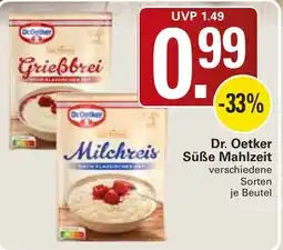 WEZ Dr. Oetker Milchreis Angebot
