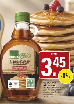 WEZ EDEKA Bio Ahornsirup Angebot