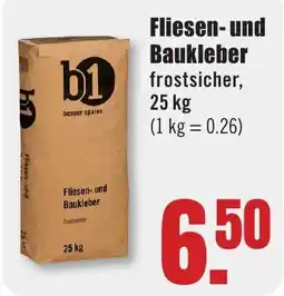 B1 Discount Baumarkt b1 Fliesen- und Baukleber Angebot