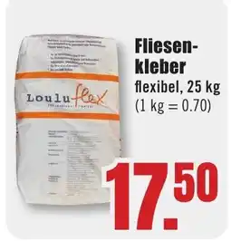 B1 Discount Baumarkt Fliesenkleber flexibel Angebot
