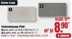 B1 Discount Baumarkt Feinsteinzeug »Fog« Angebot