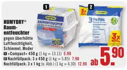 B1 Discount Baumarkt HUMYDRY Raum-entfeuchter Angebot
