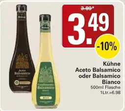 WEZ Kühne Aceto Balsamico oder Balsamico Bianco Angebot