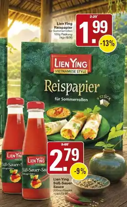 WEZ Lien Ying Reispapier Angebot