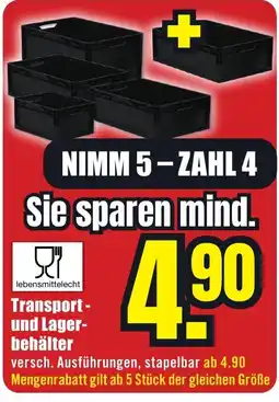 B1 Discount Baumarkt Transport- und Lagerbehälter Angebot