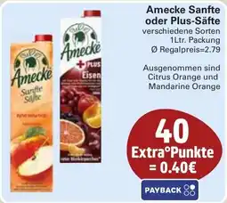 WEZ Amecke Sanfte oder Plus-Säfte Angebot