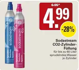 WEZ Sodastream CO2-Zylinder-Füllung Angebot