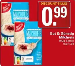 WEZ Gut & Günstig Milchreis Angebot