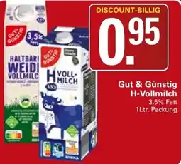 WEZ Gut & Günstig H-Vollmilch Angebot