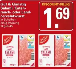 WEZ Gut & Günstig Salami Angebot