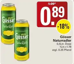 WEZ Gösser Naturradler Angebot