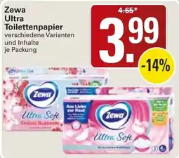 WEZ Zewa Ultra Toilettenpapier Angebot