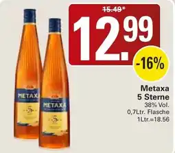 WEZ Metaxa 5 Sterne Angebot