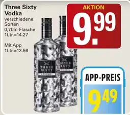 WEZ Three Sixty Vodka Angebot