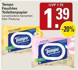 WEZ Tempo Feuchtes Toilettenpapier Angebot