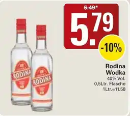 WEZ Rodina Wodka Angebot
