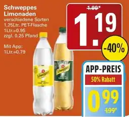 WEZ Schweppes Limonaden Angebot