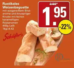 WEZ Schäfer's Rustikales Weizenbaguette Angebot