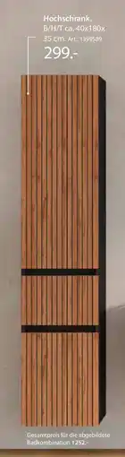 Zurbrüggen хога Badkombination Hanoi, Hochschrank, Angebot