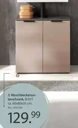 Zurbrüggen xora Badkombination Santorin, Waschbeckenunterschrank Angebot