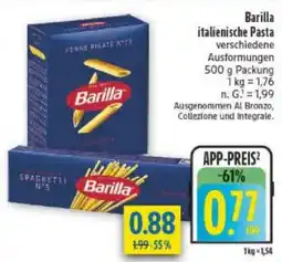 diska Barilla italienische Pasta Angebot
