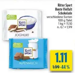 diska Ritter Sport Bunte Vielfalt Schokolade Angebot