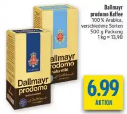 diska Dallmayr prodomo Kaffee Angebot