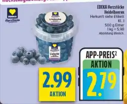 diska EDEKA Herzstücke Heidelbeeren Angebot