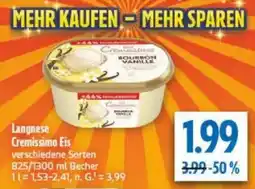 diska Langnese Cremissimo Eis Angebot
