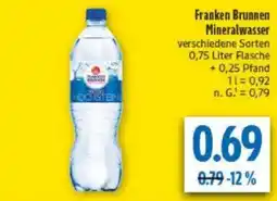 diska Franken Brunnen Mineralwasser Angebot