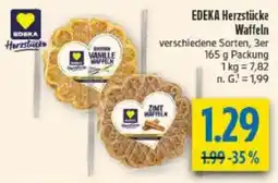 diska EDEKA Herzstücke Waffeln Angebot