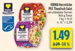 diska EDEKA Herzstücke Thunfisch Salat Angebot
